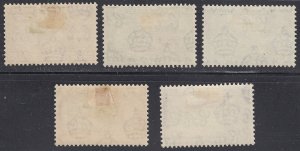 Montserrat #138-142 Mint