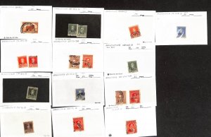 Argentina, Postage Stamp, #OD2..OD224 Lot MInt Hinged, 1913-1938 Officials