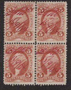 U.S. - R27c - Block of 4 - Fine/Very Fine - Used