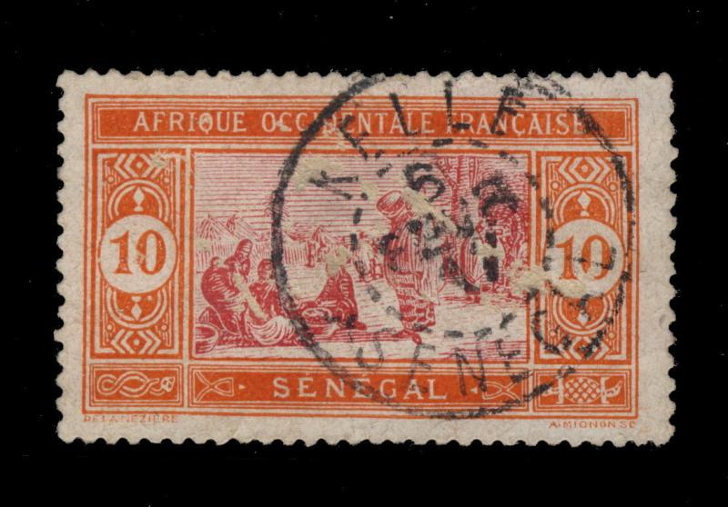 SÉNÉGAL -  1917 - CAD DOUBLE CERCLE DE KELLE SUR N°57