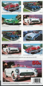 US Scott 3935 Complete Booklet! Cars! 2.