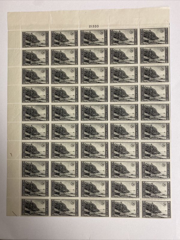 U.S. 746 Acadia 7c National Parks Sheets of 50. Very Fine / MNH