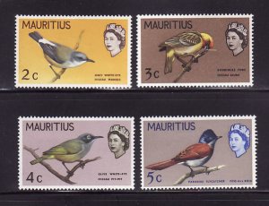 Mauritius 276-278, 279a MH Birds (C)