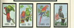 SAMOA  SCOTT 796-9 MNH