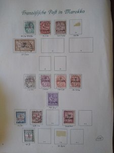 collection on pages DV: French Morocco CV $281