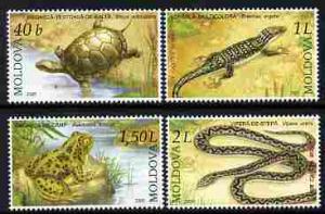 Moldova 2005 Reptiles & Amphibians perf set of 4 valu...