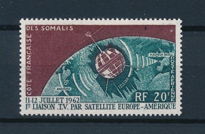 [96936] Djibouti French Somali Coast 1963 Space Travel Weltraum Telstar  MNH