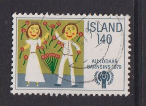 Iceland  #519  used  1979  year of the child