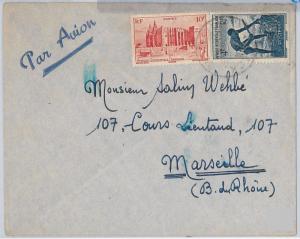 Afrique occidentale française  AOF -  POSTAL HISTORY - COVER to   FRANCE