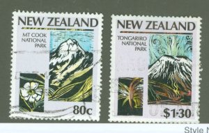 New Zealand #877-878 Used Multiple