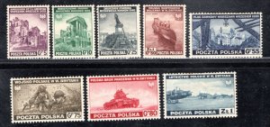 POLAND SC# 3K1-8 VF/OG