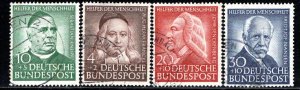 Germany Bund Scott # B334 - B337, used