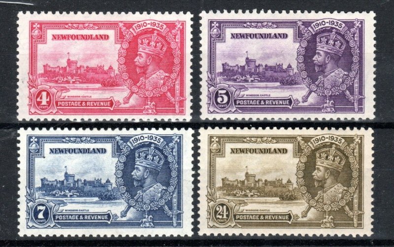 Canada - Newfoundland 1935 Silver Jubilee set SG 250-53 MH