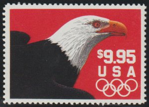 #2541 $9.95 Eagle, VF/XF mint never hinged, super nice, HIGH VALUE!