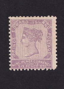 Prince Edward Island, Scott 8, Mint VLH, Penciling on rear, From Cents Issue