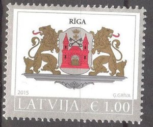 Latvia 2015 Coats of Arms MNH