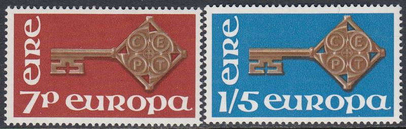 Ireland 242-3 MNH - Europa 1968