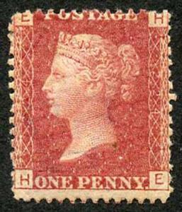 SG43 Penny Plate 224 (HE) M/Mint