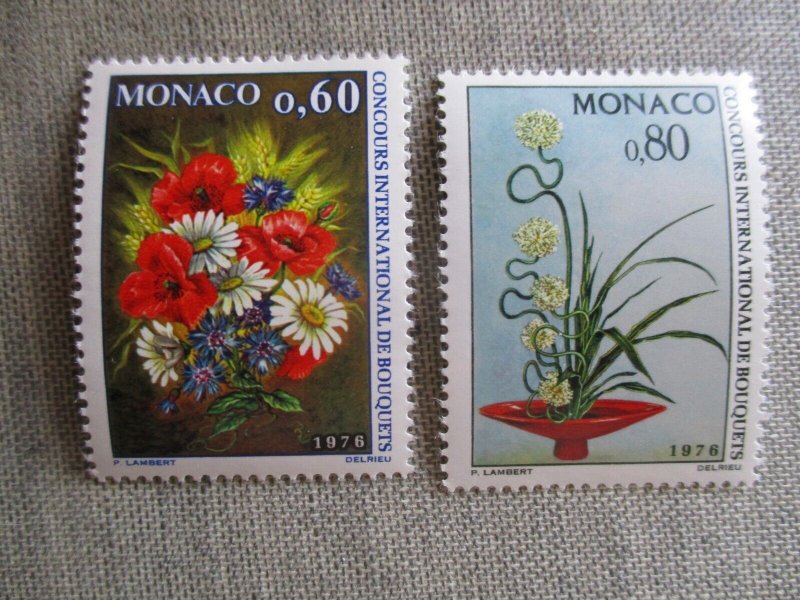 Monaco, Scott#1003-1004, MNH