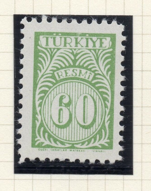 Turkey 1957 Early Issue Fine Mint Hinged 60p. NW-17680