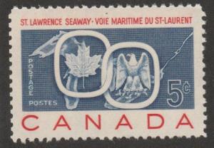St.Lawrence Seaway - Scott # 387 - MNH
