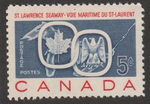 St.Lawrence Seaway - Scott # 387 - MNH