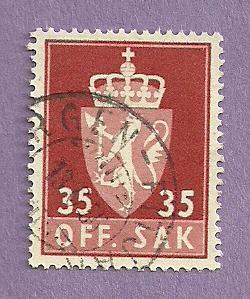 Norway Used Stamp / Scott O71