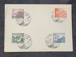 WW2 WWII Nazi Germany Third Reich cover WHW stamps Luftwaffe planes cancel 1940