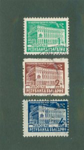 BULGARIA 593-95 USED BIN $1.00