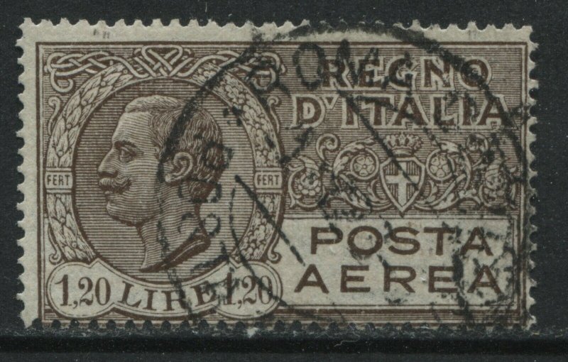 Italy 1927 1.20  lira Airmail used