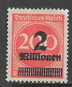 Germany 269: 2000000m on 200m Numeral, unused, NG, F-VF