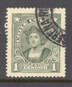 Chile Sc # 143 used  (DT)