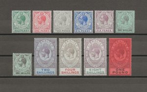 GIBRALTAR 1912/27 SG 76/85 MINT Cat £355