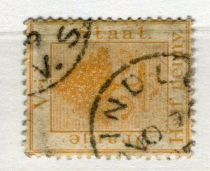 ORANGE FREE STATE; 1880s early classic QV issue used 1/2d. value fair Postmark