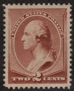 Malack U.S.#210 SUPERB JUMBO mint very lightly hinged, super color,  HUGE JUM...