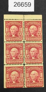 US STAMPS #319g MINT OG H BOOKLET LOT #26659