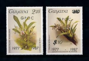 [79751] Guyana 1987 Flora Flowers Blumen Orchids OVP GPOC 1977-1987 MNH