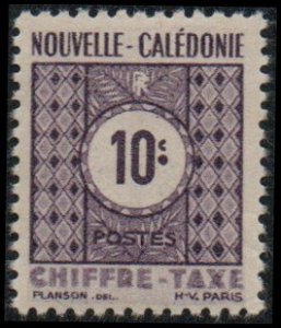 New Caledonia J32 - Mint-H - 10c Numeral / Design (1948)