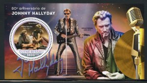 GUINEA BISSAU 2023 80th BIRTH ANNIVERSARY OF JOHNNY HALLYDAY S/SHEET MINT NH