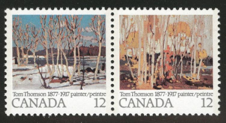 Canada Scott 733-734 = 734a MNH** pair of stamps