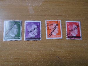 Austria  #  390-93  used