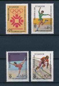 [55482] Ecuador 1984 Olympic games Sarajevo Figure skating Skiing MNH