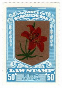 (I.B) Canada Revenue : Saskatchewan Law Stamp $50 (Bileski OP)