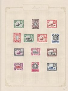 kenya uganda and tanganyika mounted mint  1938 stamps  ref r8349