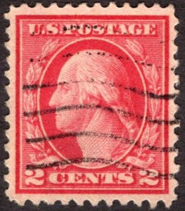 1917, US 2c, Washington, Used, XF/Sup, Sc 499