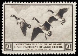 U.S. REV. DUCKS RW3  Mint (ID # 101092)