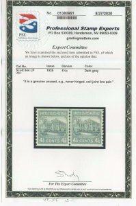 #844 Pair - GP Mint NH OG w/PSE Cert. (JH 9/17) 