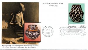 FDC 2004 SC #3873 Fleetwood, Acoma Pots - Santa Fe NM - Single - J3172