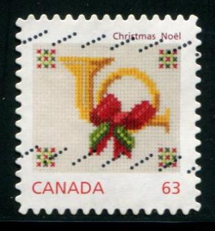 2689 Canada P Cross-stitched Horn SA, used