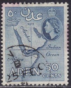 Aden 53b Map of Aden 1955